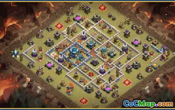 CoC Town Hall 13 Base Layouts & Links | Home, Trophy, War Maps #30482