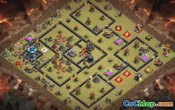 CoC Town Hall 13 Base Layouts & Links | Home, Trophy, War Maps #33895