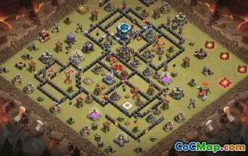 CoC Town Hall 13 Base Layouts & Links | Home Village, War & Trophy Bases #33331
