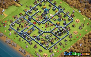 CoC Town Hall 13 Base Layouts & Links | Home, War, Trophy Maps #33732