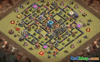 CoC Town Hall 13 Base Layouts & Links | Trophy, War & Home Village #32986