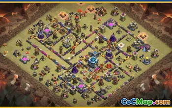 CoC Town Hall 13 Base Layouts & Links | War & Home Village Maps #29329