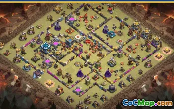 CoC Town Hall 13 Base Layouts & Links | War & Home Village Maps #29589