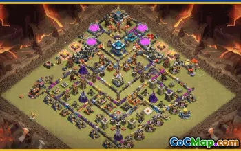 CoC Town Hall 13 Base Layouts & Links | War & Home Village Maps #29906