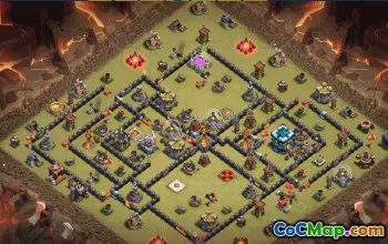 CoC Town Hall 13 Base Layouts & Links | War & Trophy Bases #33837