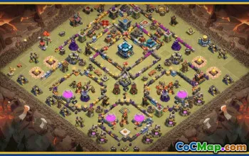 CoC Town Hall 13 Base Layouts & Links | War, Trophy & Home Village #29637