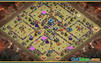 CoC Town Hall 13 Base Layouts & Links | War, Trophy & Home Village #29914