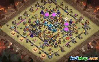 CoC Town Hall 13 Base Layouts & Links - War, Trophy & Home Village #30931