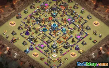 CoC Town Hall 13 Base Layouts & Links | War, Trophy, Home Village #31457