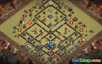 CoC Town Hall 13 Base Layouts & Links | War, Trophy, Home Village #33004