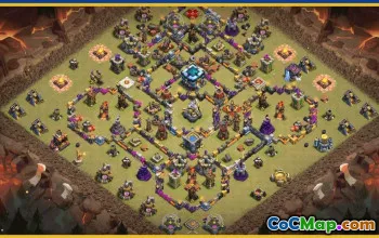 CoC Town Hall 13 Base Layouts & Links | War, Trophy, Hybrid #29389