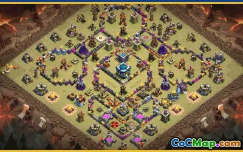 CoC Town Hall 13 Base Layouts & Links | War, Trophy, Hybrid Maps #29231
