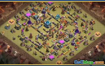 CoC Town Hall 13 Base Layouts & Links | War & Trophy Maps #30368