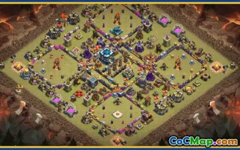 CoC Town Hall 13 Base Layouts & Links | War, Trophy & More #30262