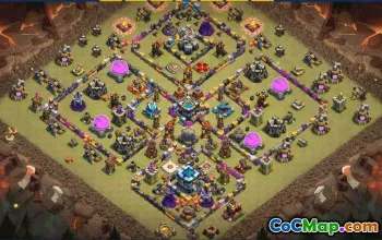CoC Town Hall 13 Base Layouts & Links | War, Trophy, Village #31050