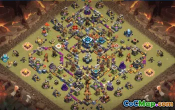 CoC Town Hall 13 Base Layouts & Links | War, Trophy & Village Maps #31302