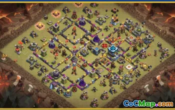 CoC Town Hall 13 Base Layouts & Links | War & Village Maps #29133