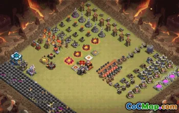 CoC Town Hall 13 Base Layouts & Map | Home Village & Progress #33234