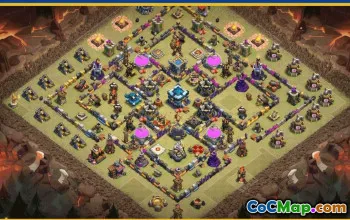 CoC Town Hall 13 Base Layouts & Map Links | Home & Farming Bases #29907