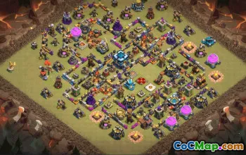 CoC Town Hall 13 Base Layouts & Map Links | Trophy & War Bases #30690
