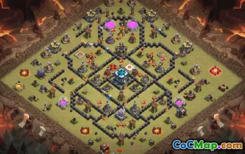 CoC Town Hall 13 Base Layouts & Map Links | Trophy & War Bases #33398