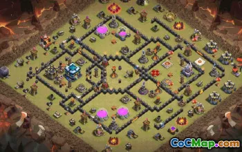 CoC Town Hall 13 Base Layouts & Map Links | Trophy & War Bases #33739