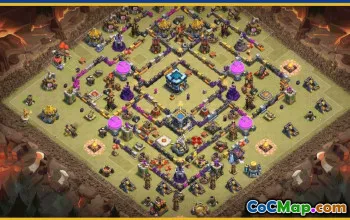 CoC Town Hall 13 Base Layouts & Map Links | War & Trophy Bases #29504