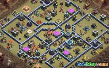 CoC Town Hall 13 Base Layouts & Map Links | War, Trophy, Home Village #27739