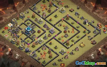 CoC Town Hall 13 Base Layouts & Maps | Clash of Clans #32998