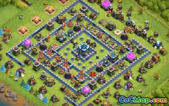 Coc Town Hall 13 Base Layouts & Maps - Copy & Link #12982
