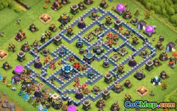 COC Ayuntamiento 13 Diseños y mapas de base - ¡Copia ahora! #12978