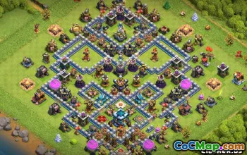 CoC Town Hall 13 Layouts e mapas da base - Copie agora! #13439