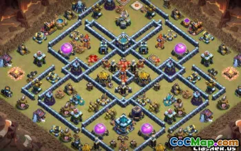 COC市政厅13基本布局和地图 - 立即复制！ ＃14104