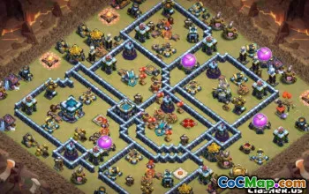 COC radnice 13 Base Layouts & Maps - Kopírovat nyní! #14106