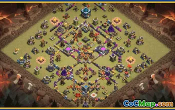 CoC Town Hall 13 Base Layouts & Maps | Farm, War, Home Village #29226