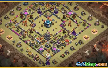 CoC Town Hall 13 Base Layouts & Maps | Farming, War & Trophy Bases #29447