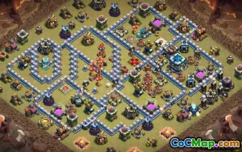 CoC Town Hall 13 Base Layouts & Maps for Home & War #13776