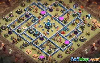 CoC Town Hall 13: Base Layouts & Maps for War & Trophy #14377