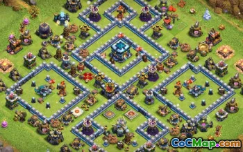 CoC Town Hall 13 Layouts Base: Maps for War & Trophy #14946