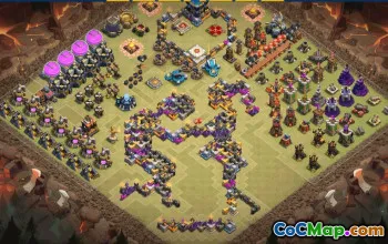 CoC Town Hall 13 Base Layouts & Maps - Funny, Progress & Home Village #31054