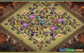 CoC Town Hall 13 Base Layouts & Maps | Home, Trophy, Farm #29741