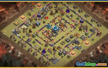 CoC Town Hall 13 Base Layouts & Maps | Home, Trophy & Farming Bases #29550