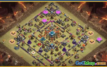CoC Town Hall 13 Base Layouts & Maps | Home, Trophy, War Bases #29912