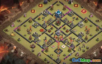 CoC Town Hall 13 Base Layouts & Maps | Home, Trophy, War Bases #32913