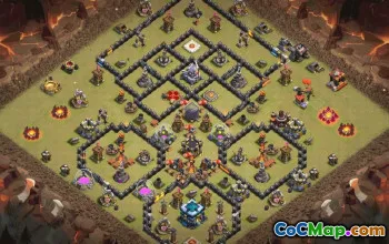 CoC Town Hall 13 Base Layouts & Maps | Home, Trophy & War Bases #33339