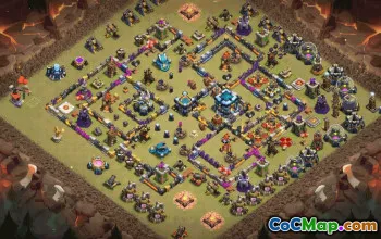 CoC Town Hall 13 Base Layouts & Maps | Home, Trophy, War Bases #33682