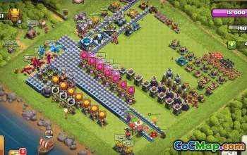 CoC Town Hall 13 Base Layouts & Maps | Home Village, Progress #32691