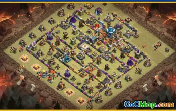 CoC Town Hall 13 Base Layouts & Maps | Home Village & War Bases #29547