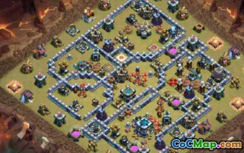 CoC Town Hall 13 Base Layouts & Maps - Home & War Bases #17382