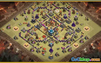 CoC Town Hall 13 Base Layouts & Maps | Home, War, Trophy #28839